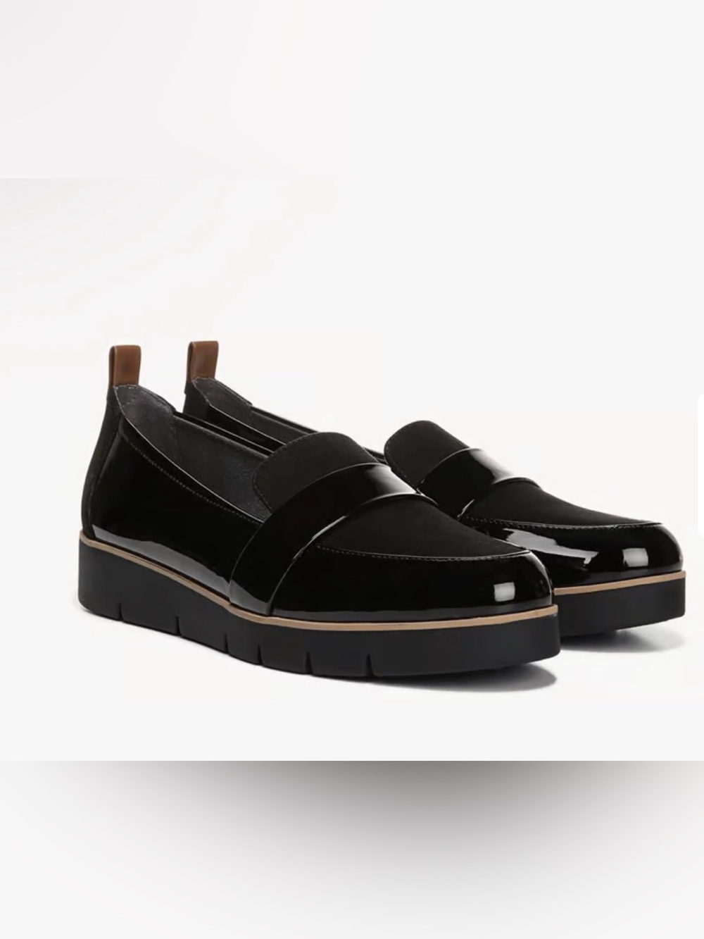 🌟NEW Black Patent Slip-On Platform Loafer - Women